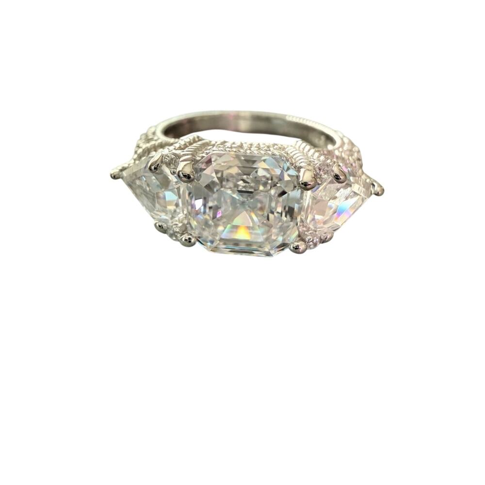 Judith Ripka 925 Sterling Silver Ring Size 9 NEW